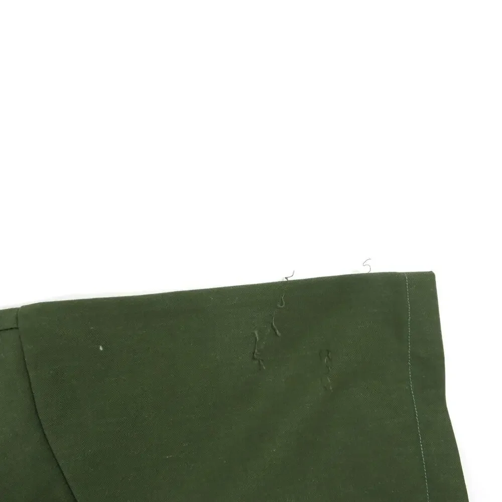 Military Utility Shirt USAF Dura Press Green Short Sleeve Sz 14.5 x 33 1980s